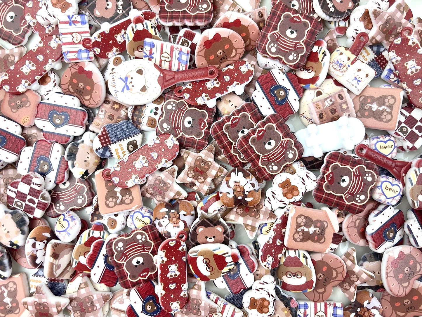 A.0209 新作ビーズ:秋冬熊🐻