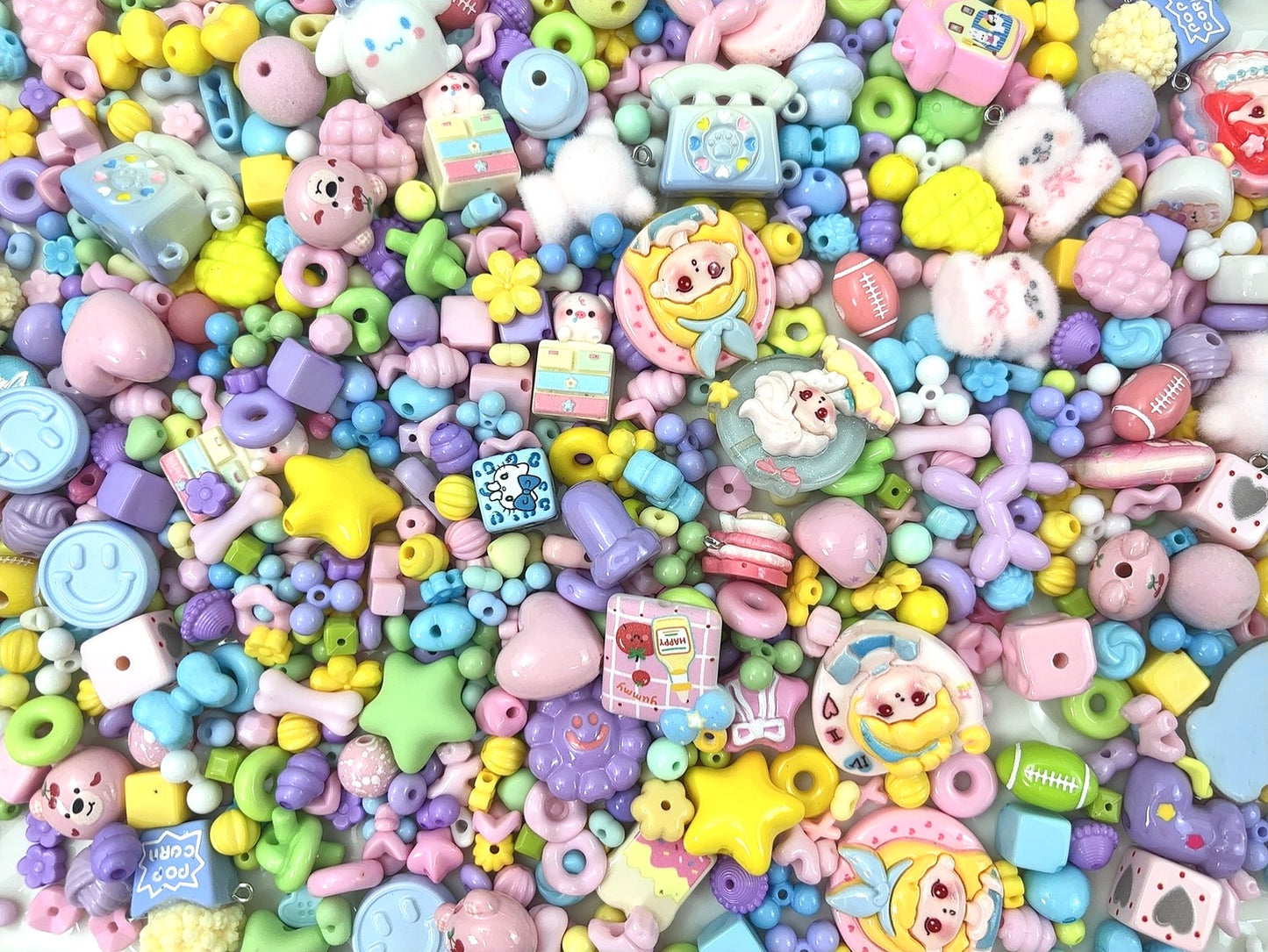 A.0166 新作ビーズ:マカロンミックス お得
