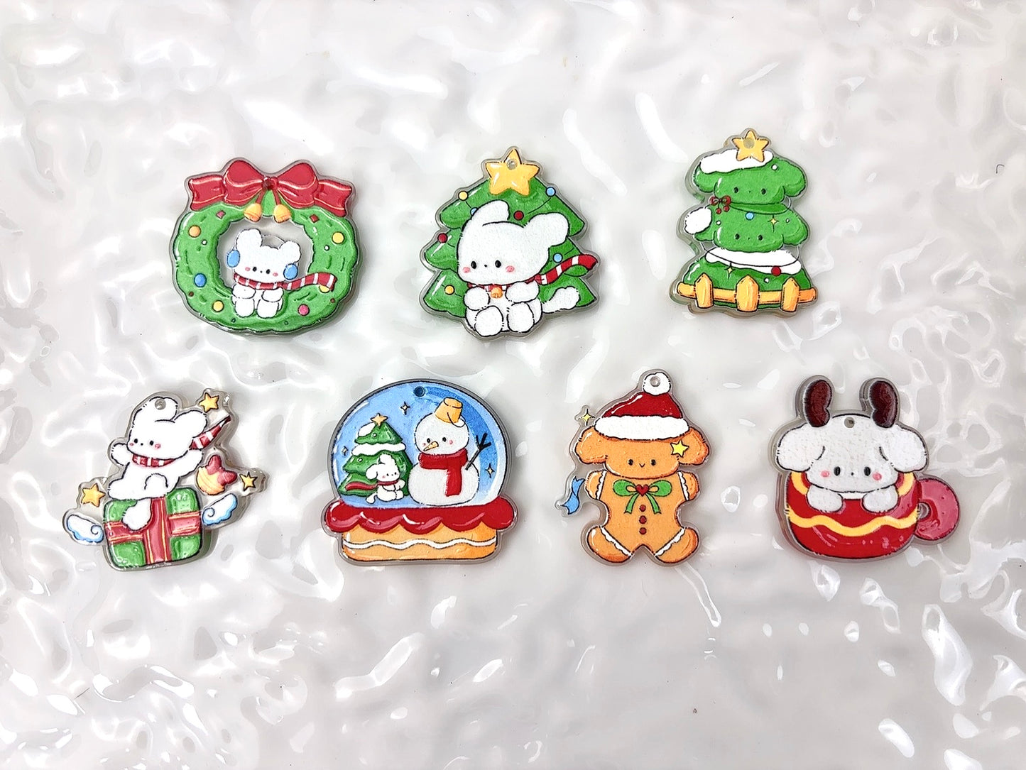 A.0140 新作プレート:クリスマス風 5枚から選びます