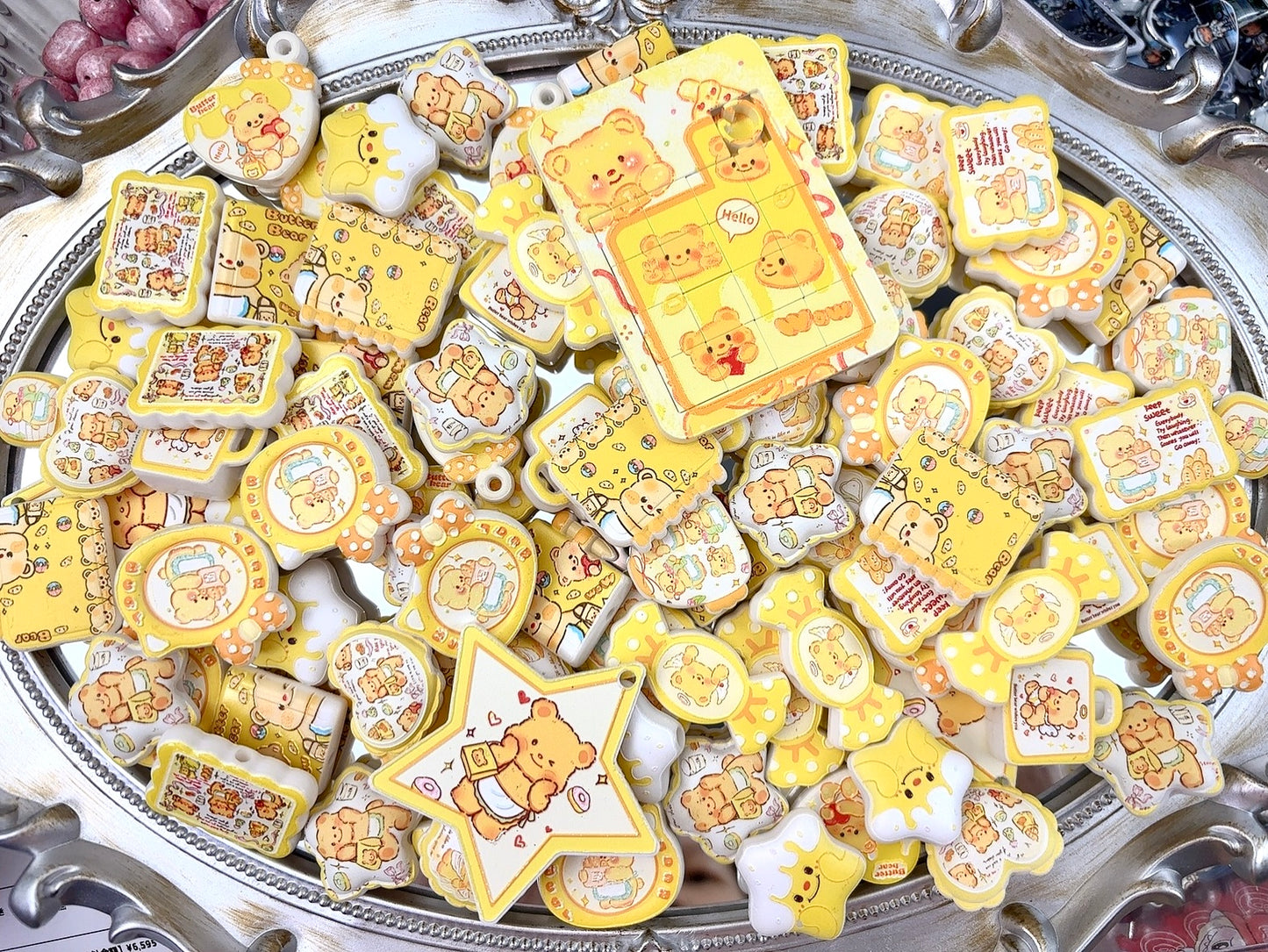 A.0033 新作浮彫ビーズ:バターベア