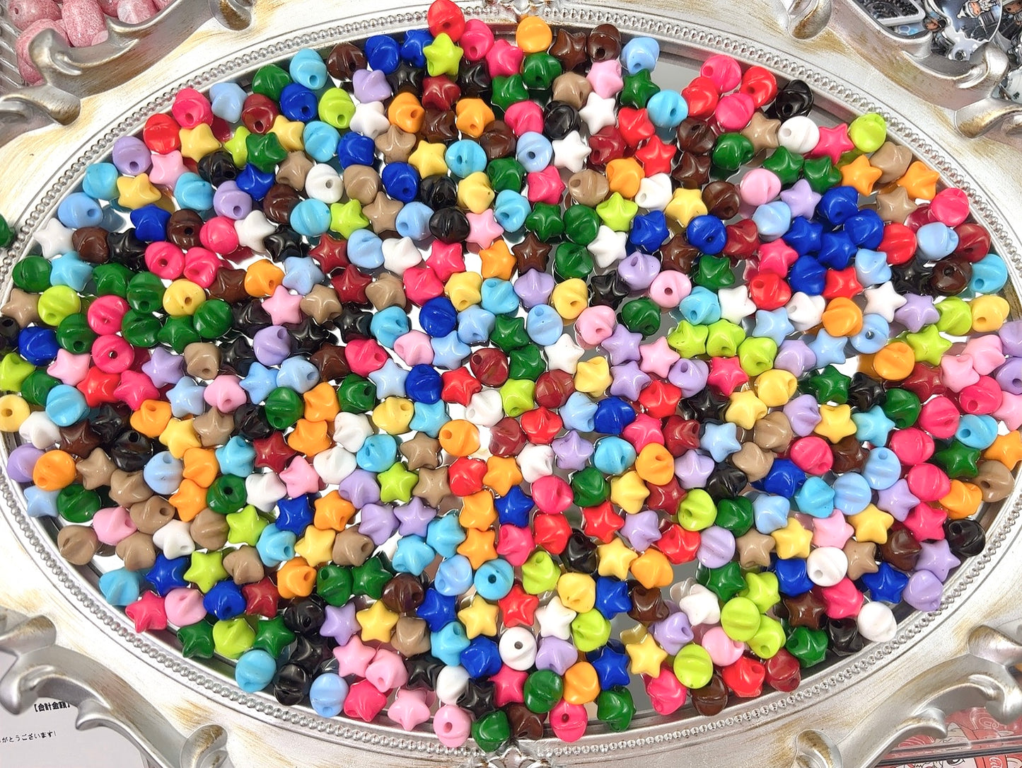 A.0032 新作ビーズ:ちょっポリ星