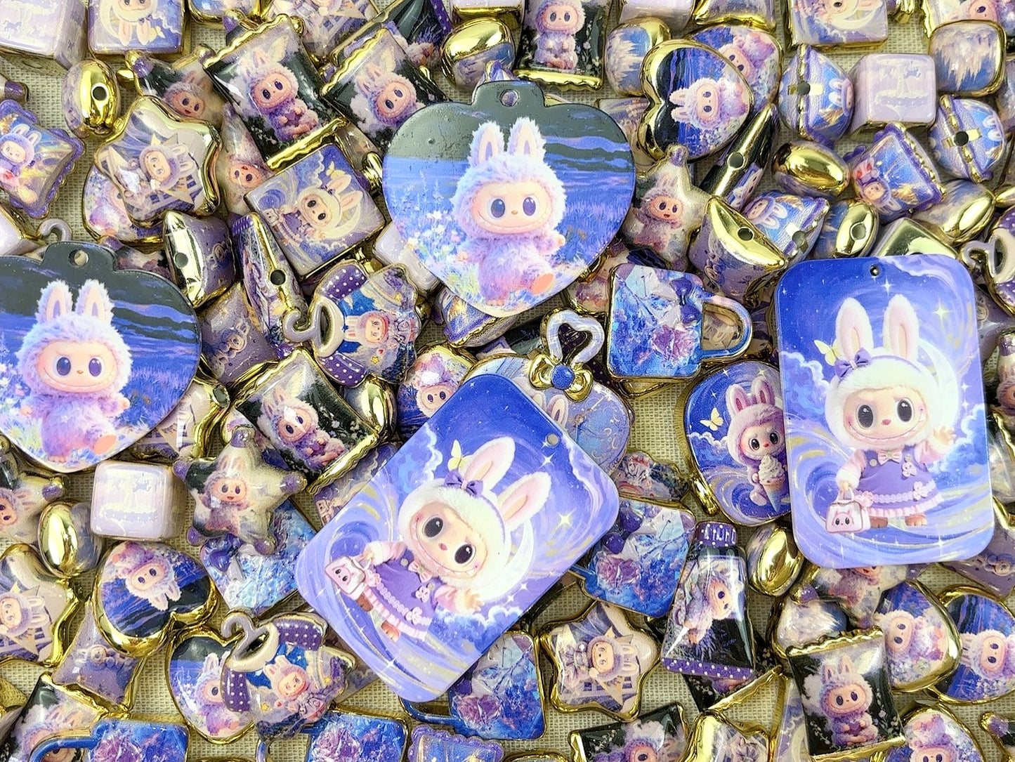 A.00001 986 新作ゴールド加工ビーズ:米兰ブブ