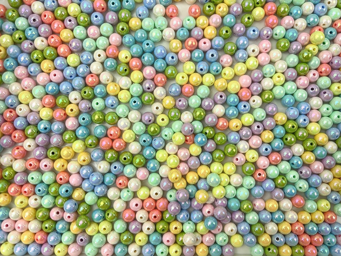 A.00001 923 新作ビーズ:アクリルカラフル10mm