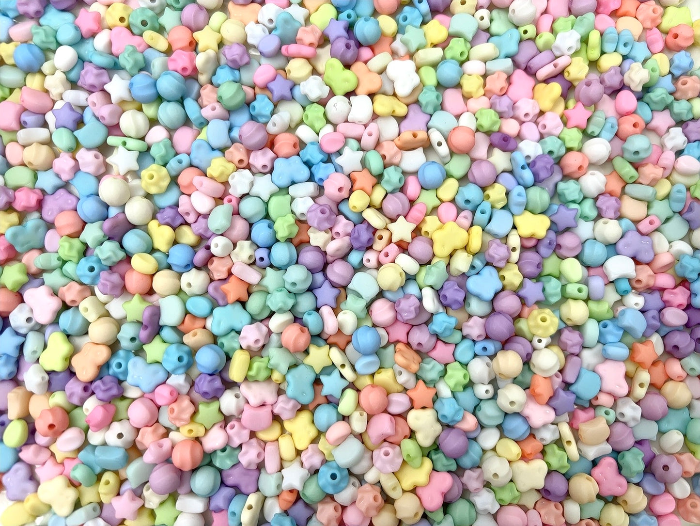 A.00001 885 新作ビーズ:色んな形 マット系