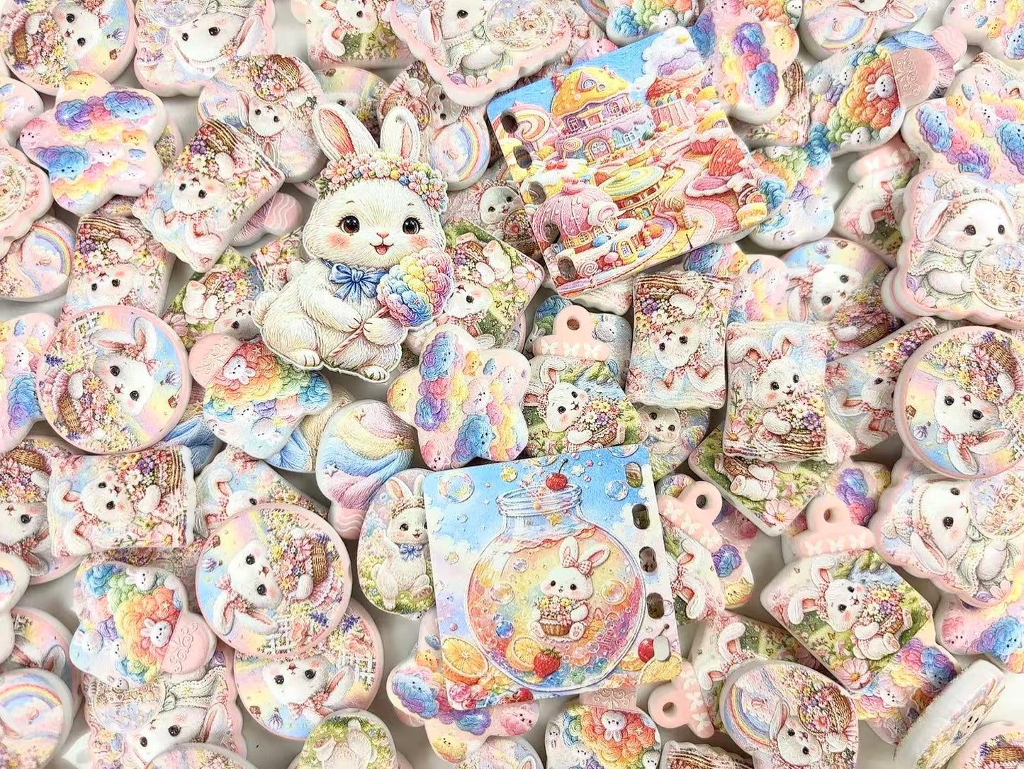 A.00001 708 新作ビーズ:うさぎちゃん🐇🐰