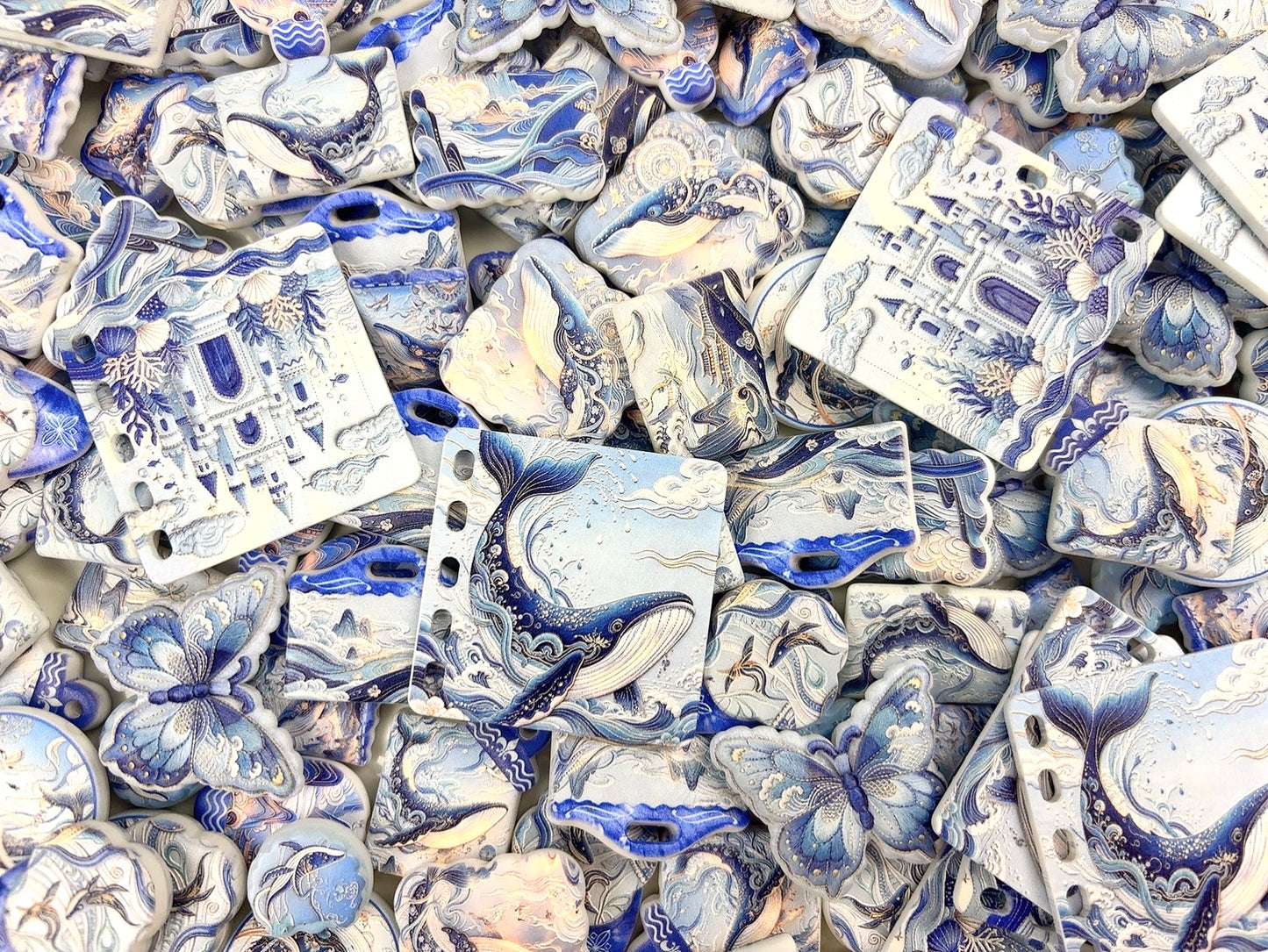 A.00001 657 新作ビーズ:鯨🐋🐳