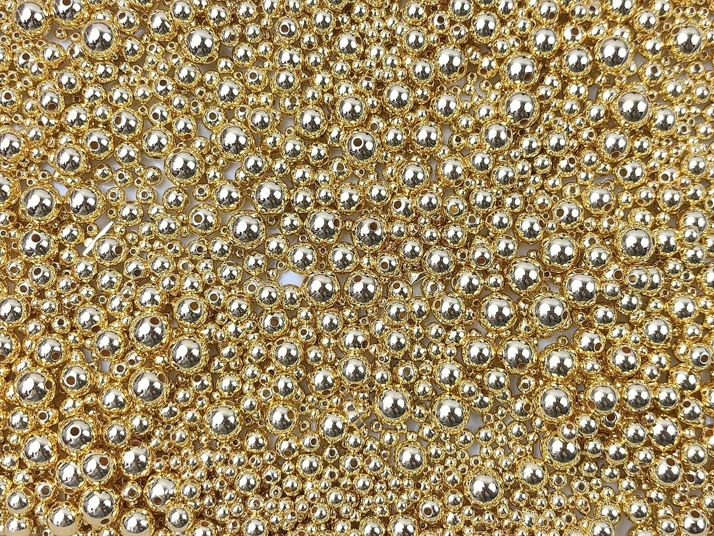 A.00001 895 新作ビーズ:ゴールドミックス 4-6-8-10mm