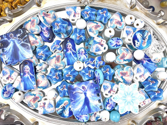 A.0296 新作ストラップビーズ：エルサ