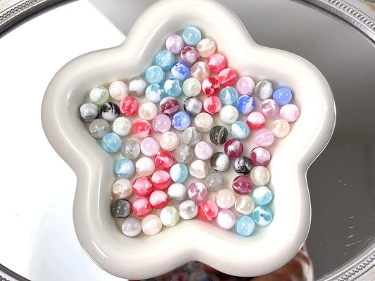 A.0279 新作樹脂ビーズ：アルプスミルクキャンディ🍬10mm