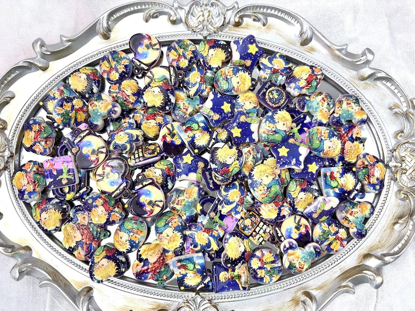 A.0255 新作浮彫ビーズ：油絵王子様🖼️🤴