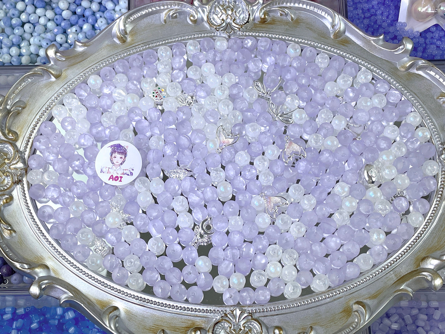 A.0600新作ビーズ：人魚姫🧜‍♀️ 10mm