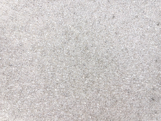 A.0108 新作ビーズ：ガラス透明チビビーズ　3mm 4mm