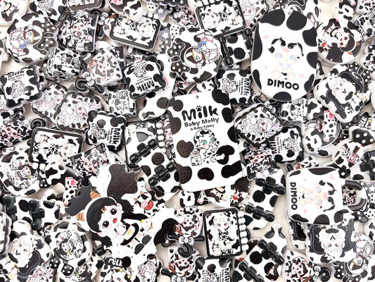 A.0101 新作ビーズ：乳牛🐄マット