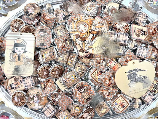 A.0061 新作シルバー加工ビーズ：バーバリ