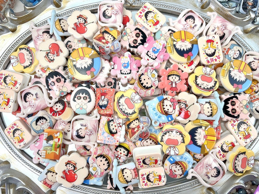 A.0028  新作ビーズ：小さい頃の思い出　　丸子ちゃん