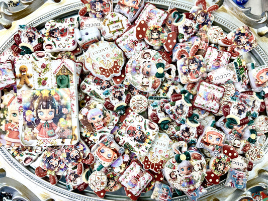 A.0011  新作浮彫ビーズ：クリスマスMolly