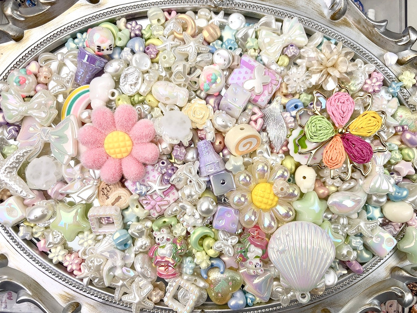 A.0009 新作ビーズ：花の嫁紗　お得