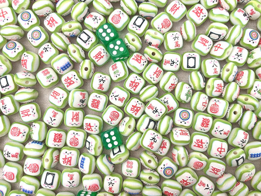 A.00001 991 新作ビーズ：麻雀🀄️