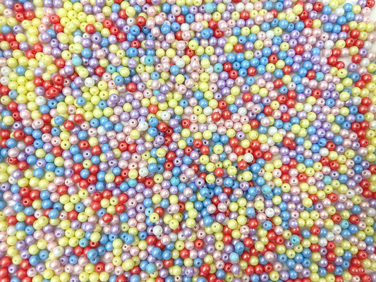 A.00001 922 新作ビーズ：ガラスパールミックス　6mm