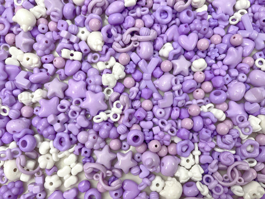 A.00001 873 新作ビーズ：紫ミックス