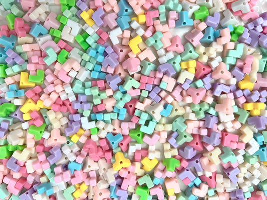 A.00001 875 新作ビーズ：ブロック　マカロン