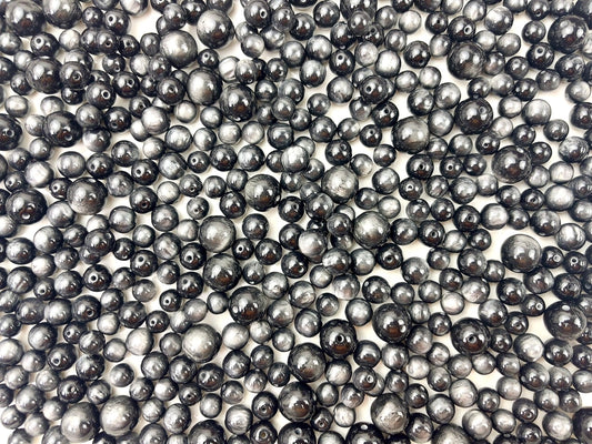 A.00001 854 新作ビーズ樹脂ビーズ：黒　10-12-16mm