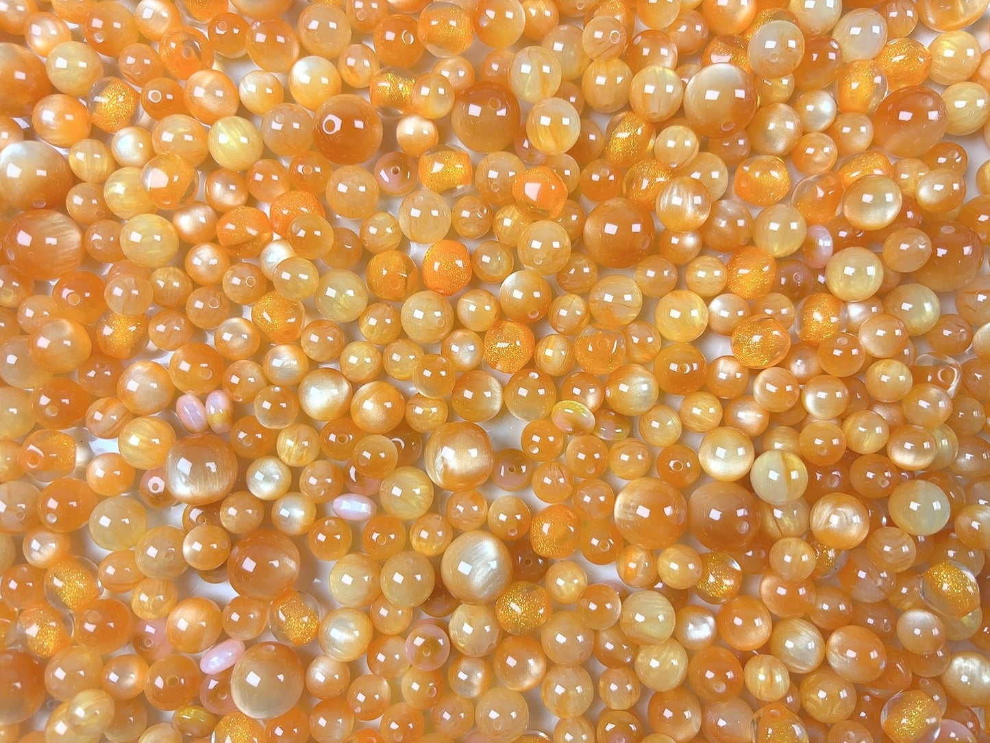 A.00001 815 新作樹脂ビーズ：オレンジ🍊　再販