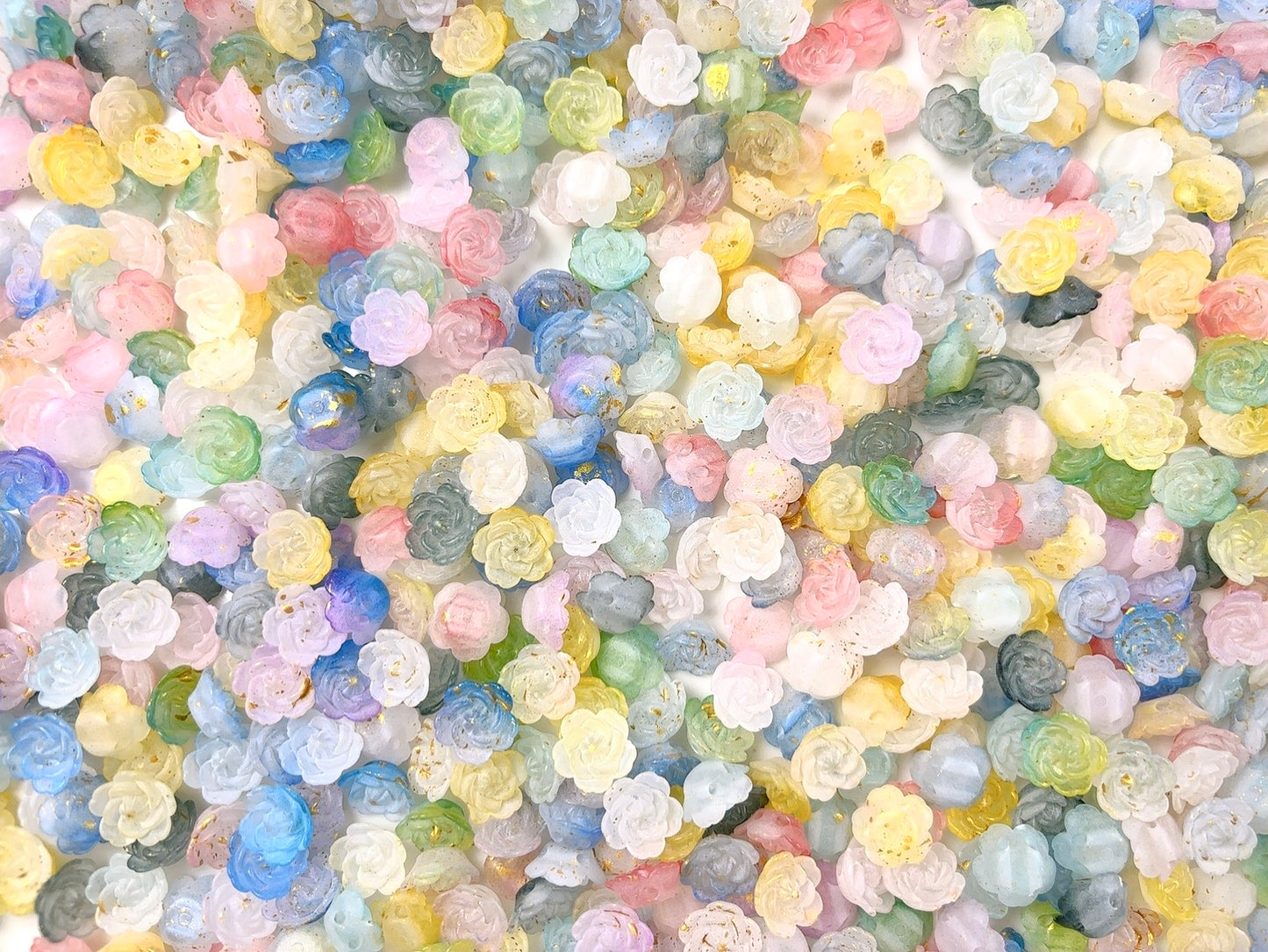 A.00001 792 新作ビーズ：お花🌼🌸　横穴
