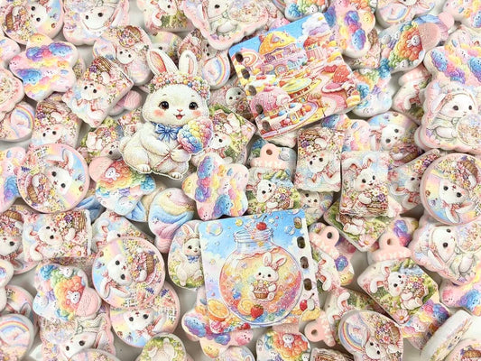 A.00001 708 新作ビーズ：うさぎちゃん🐇🐰
