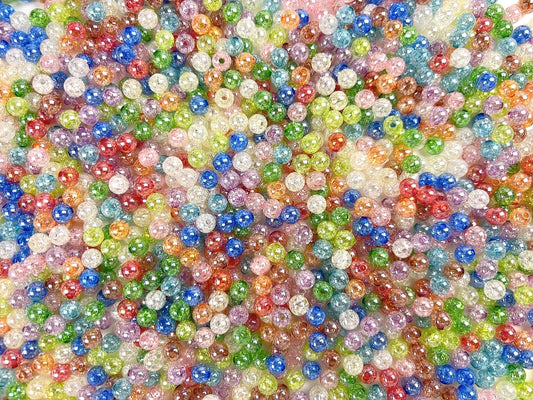 A.00001 702 新作ビーズ：爆裂アクリル8mm