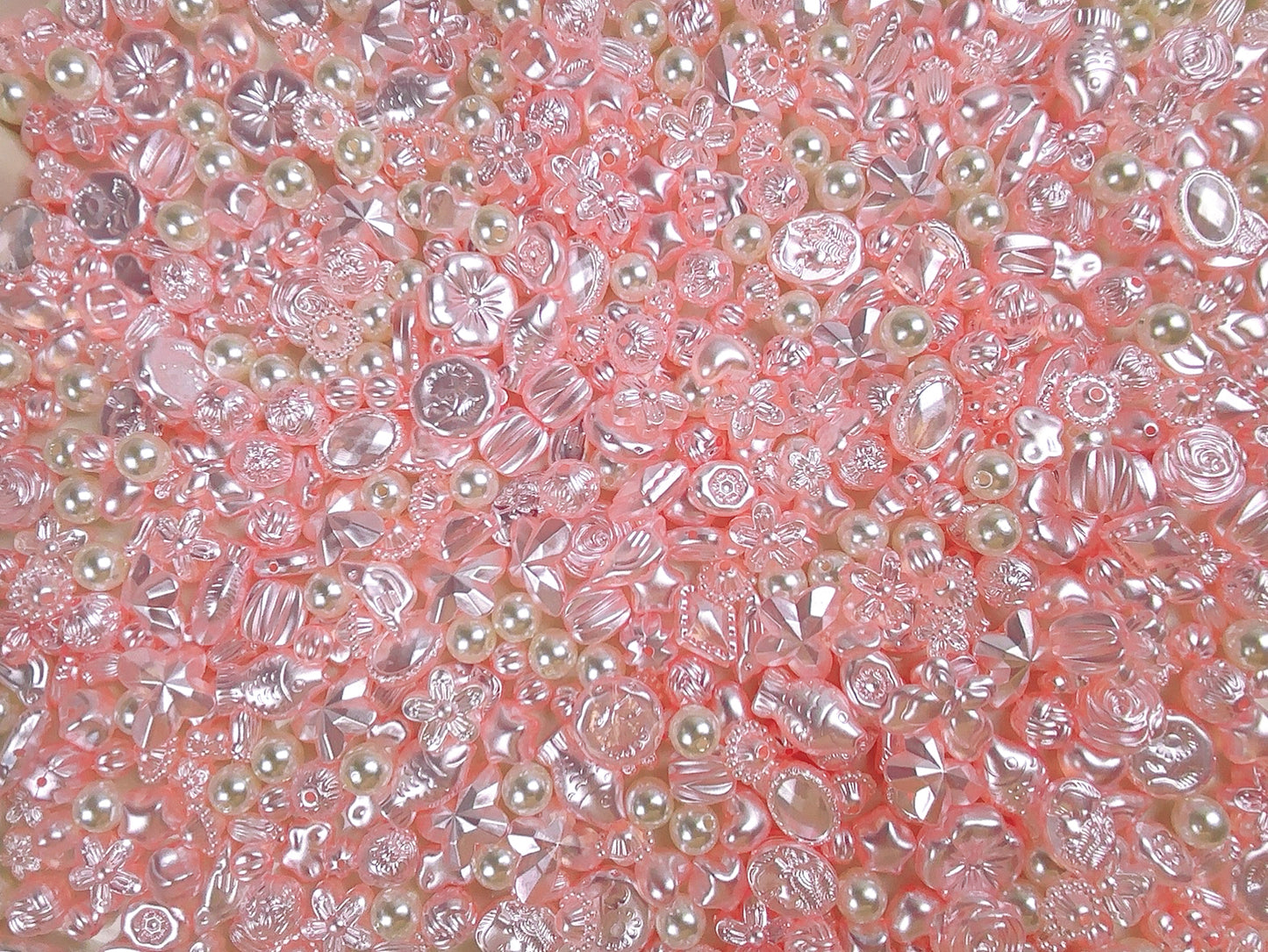 A.00001 693 新作ビーズ：ピンクバロックパール