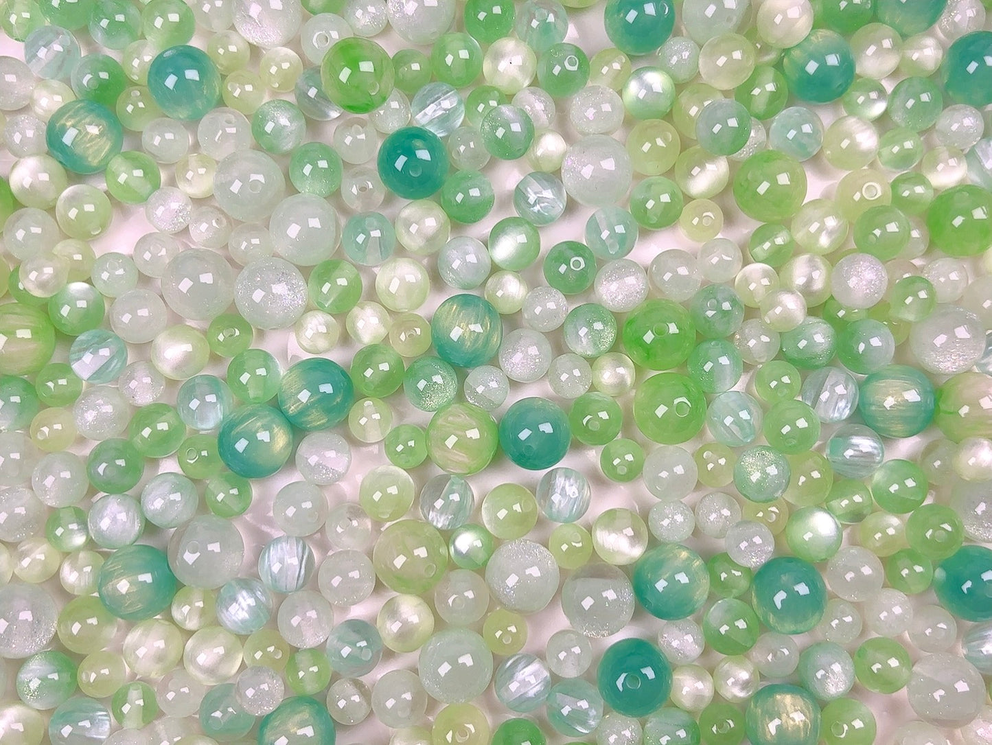 A.00001 672 New Resin Beads: Qǐ Mèng 16mm