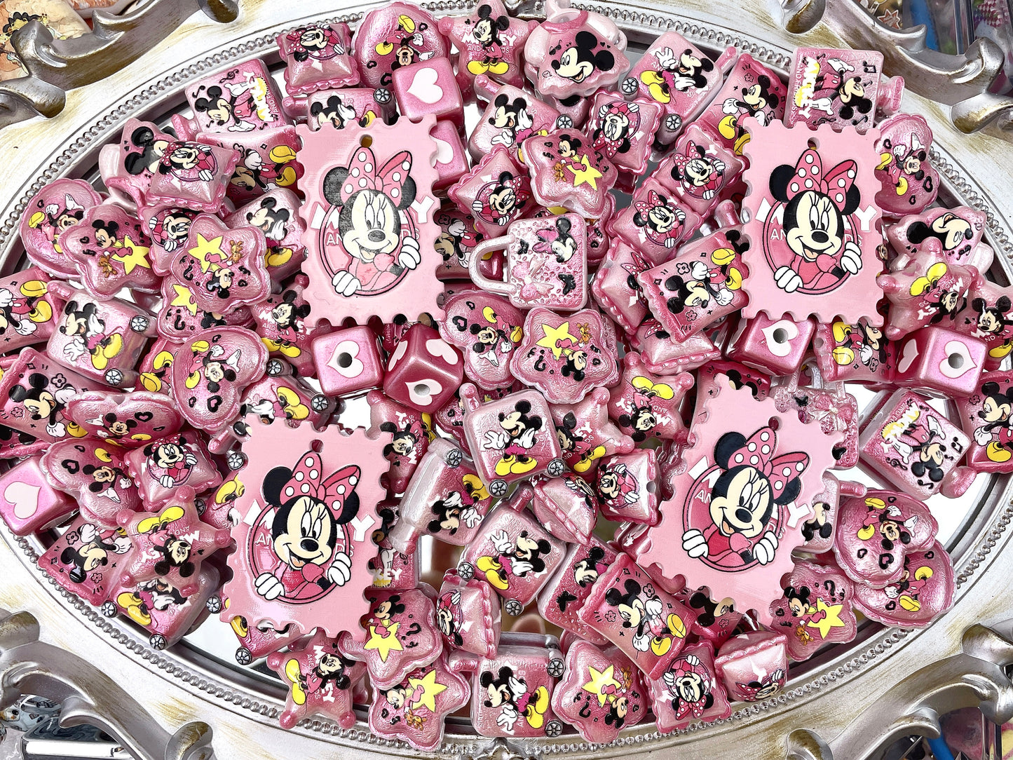 A.00001 980 新作ビーズ:「新しい工芸:絹模様」Micky