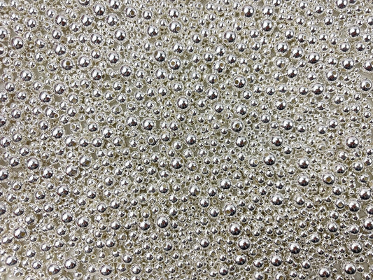 A.00001 894 新作ビーズ：シルバーミックス　 4-6-8-10mm